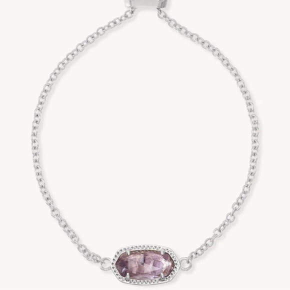 Kendra Scott Elaina Adjustable Bracelet in Amethyst - Picture 3 of 7